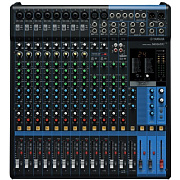 YAMAHA MG16XU - микшерный пульт, 10 микр./16 лин. вх.(8 моно+4 ст.), 4 груп.шины+1 ст.шина, 4 AUX